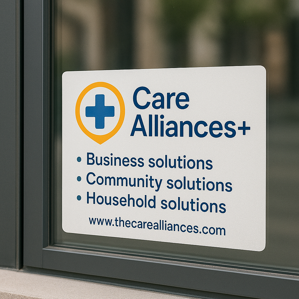 Care Alliances+™ Window Decal
